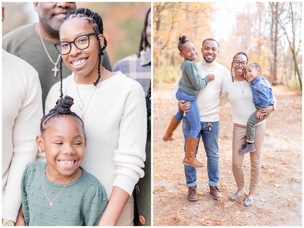 Family Photos at Oak Grove Lake Park in Chesapeake Virginia