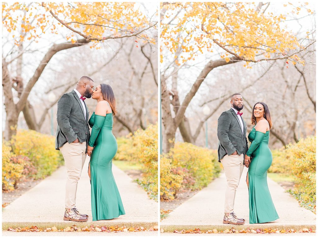 Light and airy Engagement photo in Washington DC.