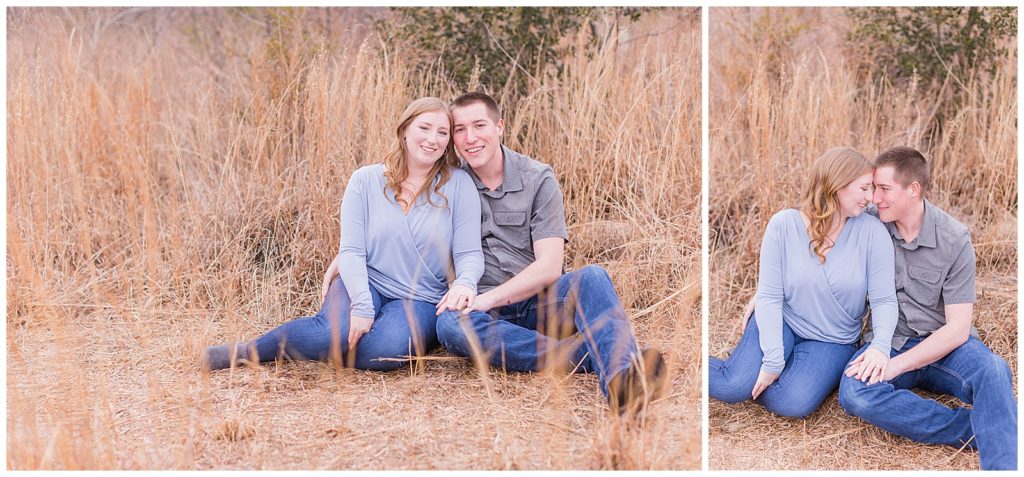 Engagement photos at Pleasure House Natural Area