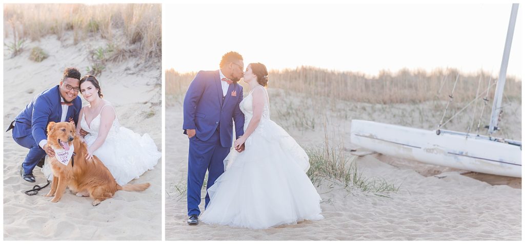 Virginia Beach Ocean front wedding photographer